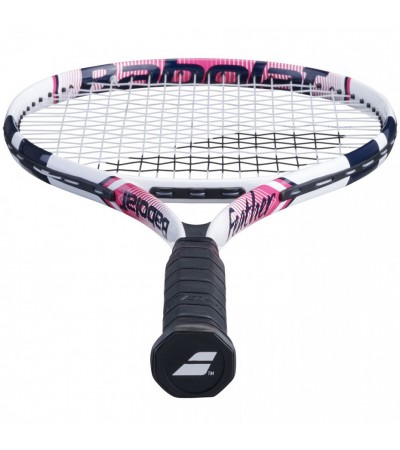 Rakieta do tenisa ziemnego Babolat Feather S CV G0 biało-różowo-granatowa 194030
