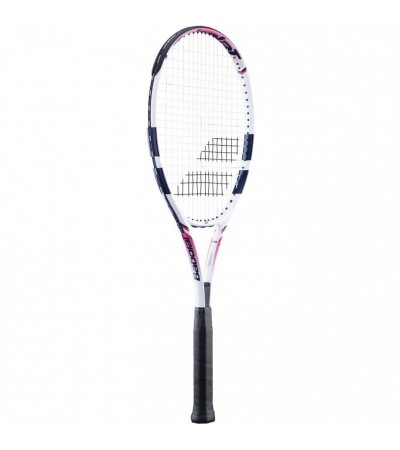 Rakieta do tenisa ziemnego Babolat Feather S CV G1 biało-różowo-granatowa 194031 121239