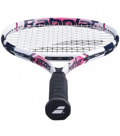 Rakieta do tenisa ziemnego Babolat Feather S CV G1 biało-różowo-granatowa 194031 121239