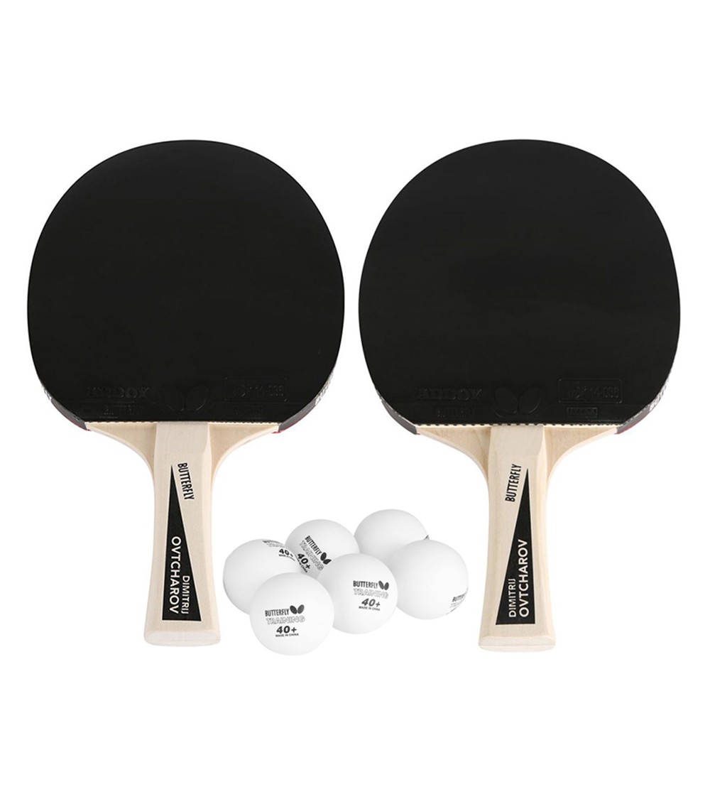 Zestaw rakietek do ping ponga Butterfly Ovtcharov 2 rak.,6 piłeczek