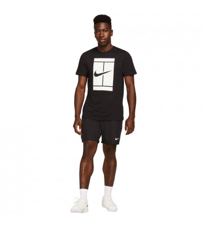 Koszulka męska Nike Tennis czarna DD8404 010