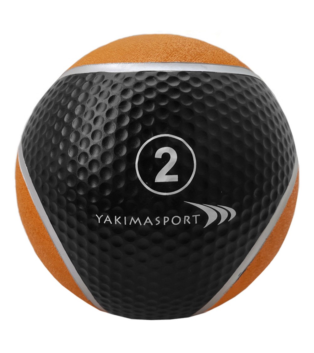 Piłka lekarska Yakima Sport 2 kg czarno-pomarańczowa 100309