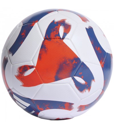 Piłka nożna adidas Tiro League TSBE biało-niebiesko-czerwona HT2422