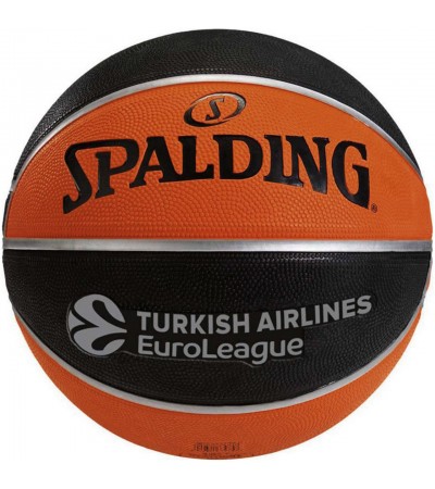 Piłka koszykowa Spalding Eurolige TF-150 Legacy czarno-pomarańczowa 84506Z
