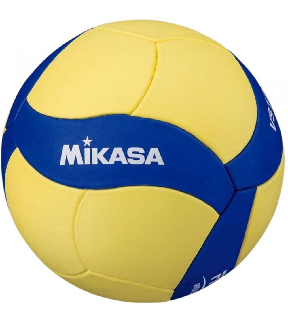 Piłka siatkowa Mikasa VS123W żółto-niebieska