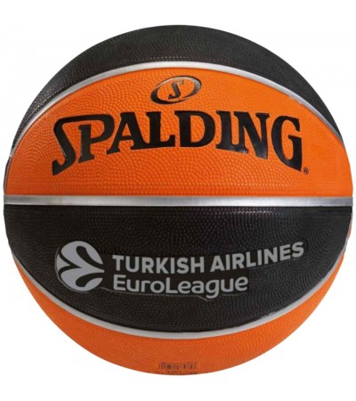 Piłka koszykowa Spalding Eurolige TF-150 Legacy czarno-pomarańczowa 84508Z