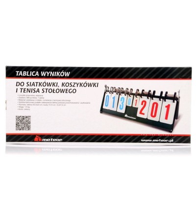 Scoreboard for volleyball, basketball and table tennis Meteor 16001