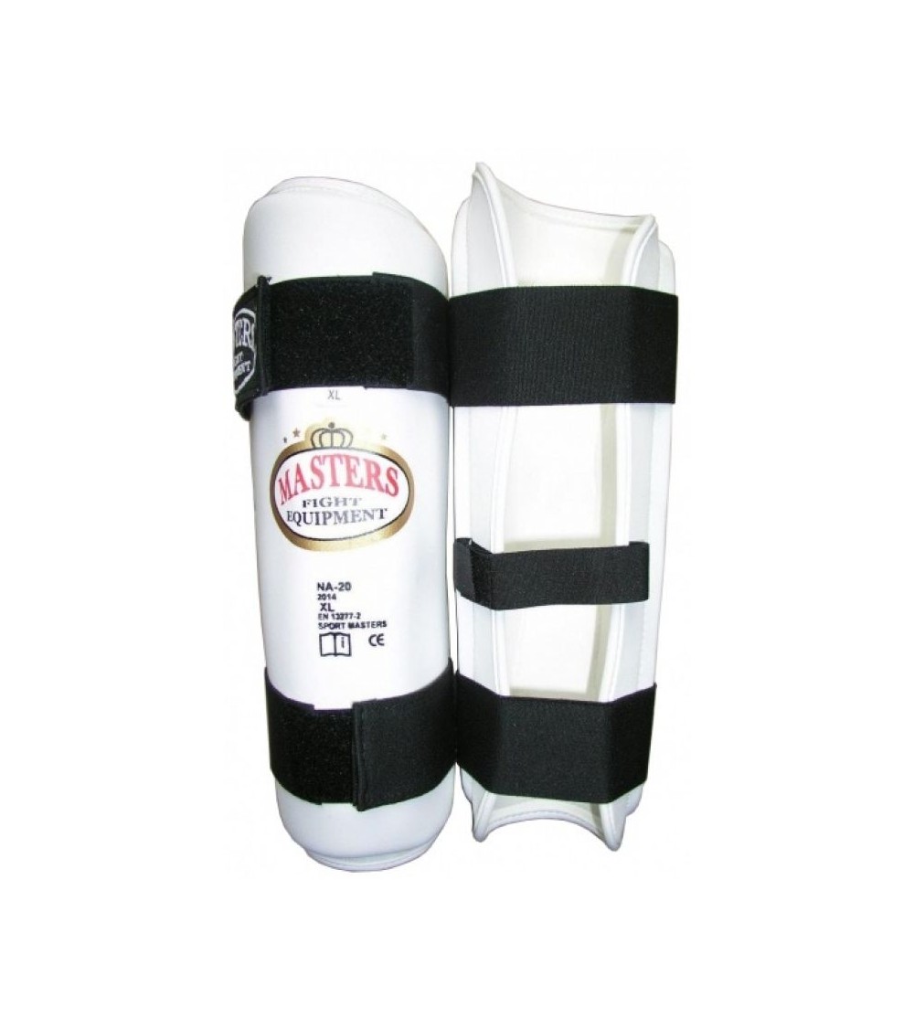 Shin guards Masters NA-20 white