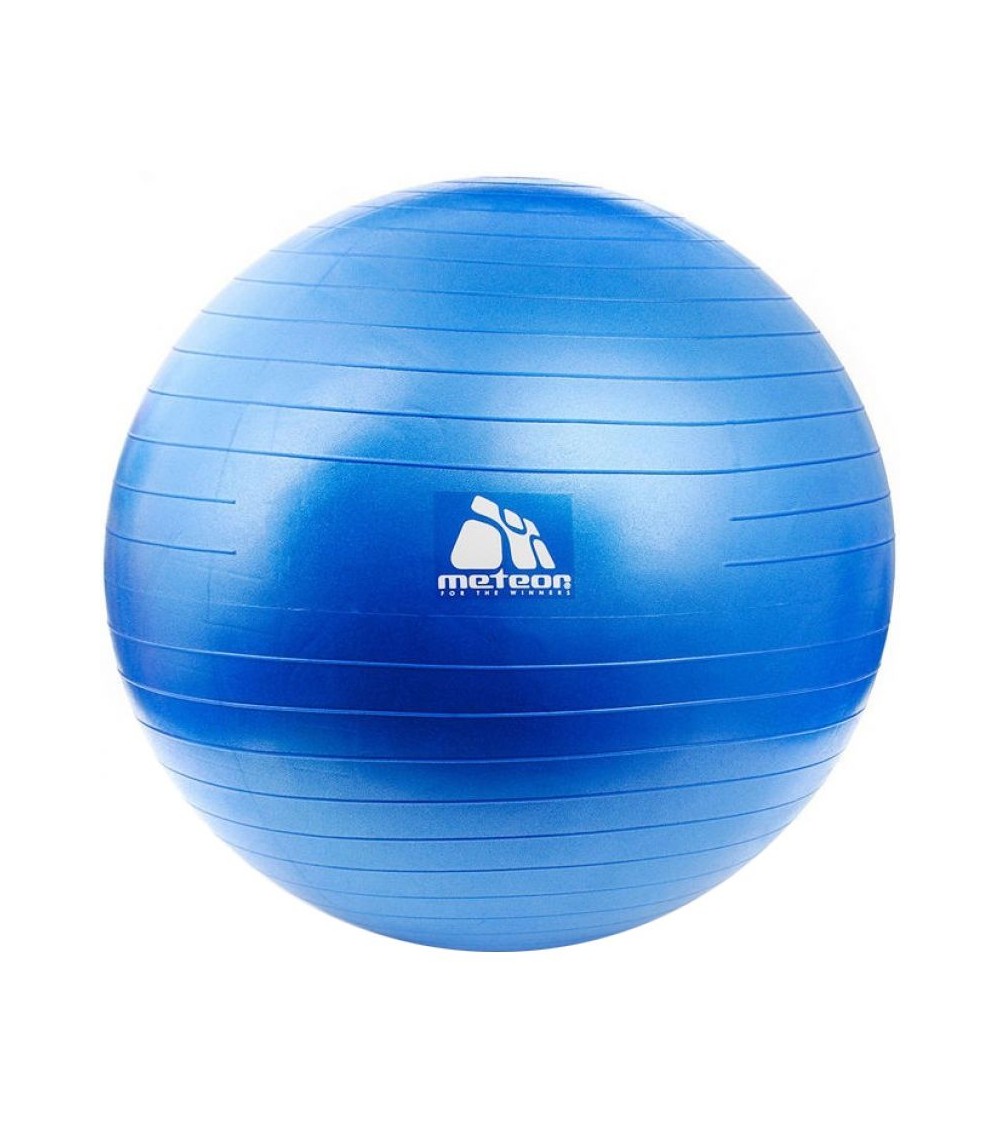 Meteor sporto kamuolys 65 cm su pompa mėlynas 31133, Treniruokliai, treniruočių įranga, Pagrindinis, Meteor