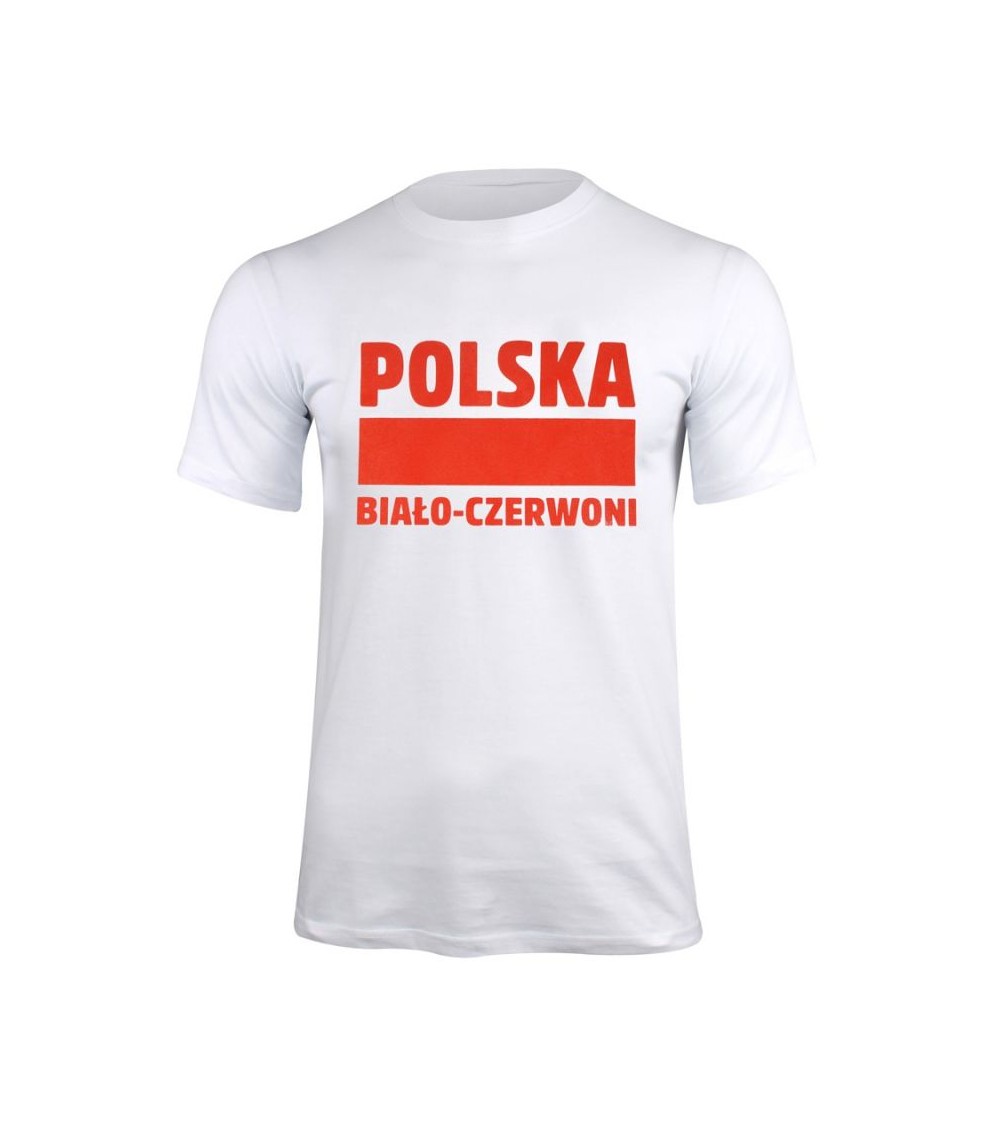 Marškinėliai Lenkijos Biało-Czerwoni balti S33 7909, Futbolas, Spоrto prekės, Inny