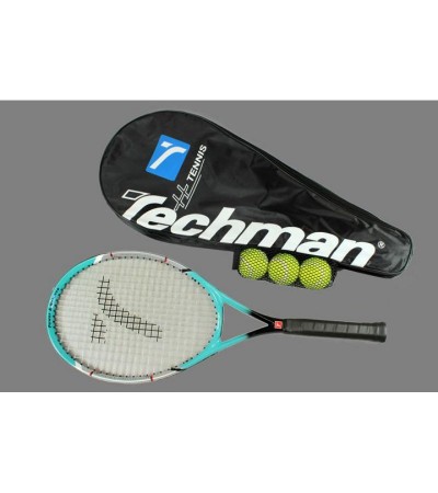 Techman 8003 teniso raketė + 3 T8003 kamuoliukai, Rakečių sportas, Spоrto prekės, Techman