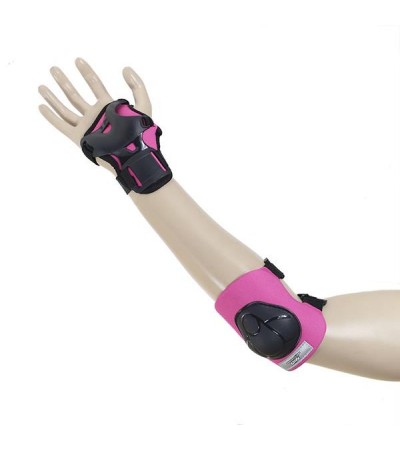 Protectors set Nils Extreme black and pink H210 size L