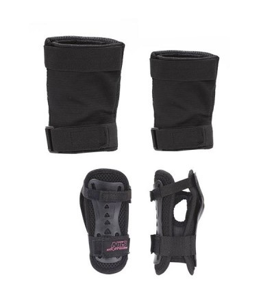 Protectors set Nils Extreme black and pink H706 rL