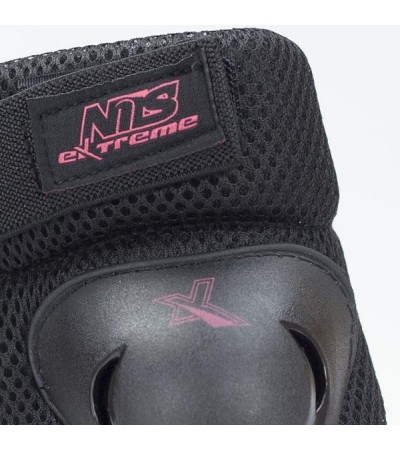 Protectors set Nils Extreme black and pink H706 rL