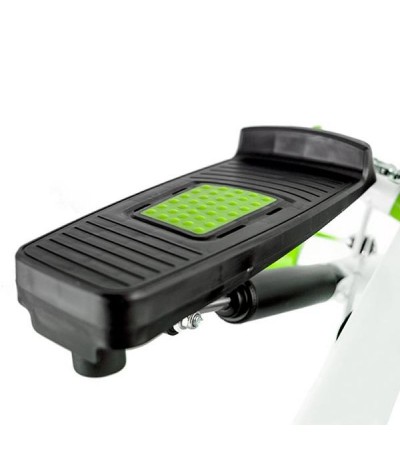 Stepper with movable arms and HMS S3085 cables, green and white