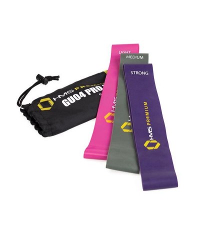 Pratimų gumos rinkinys HMS PRO SET GU04, Treniruokliai, treniruočių įranga, Pagrindinis, HMS