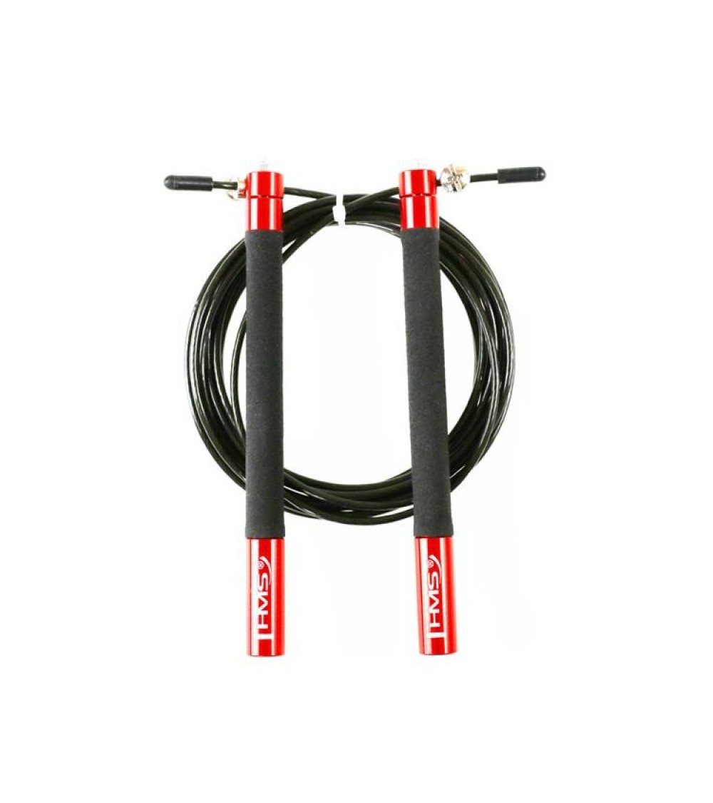 Fast skipping rope HMS SK54 black / red