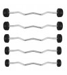 Gumuotas laužytas strypas / strypas 20 kg HMS GSL-20, Treniruokliai, treniruočių įranga, Pagrindinis, 