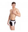 Aqua-Speed Grant M vyriški plaukimo šortai juodai balti 15 410, Plaukimo apranga unisex, Plaukimo apranga, Aqua-Speed