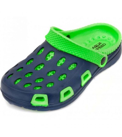 Slippers Aqua-speed Silvi JR kol 48 green-navy blue