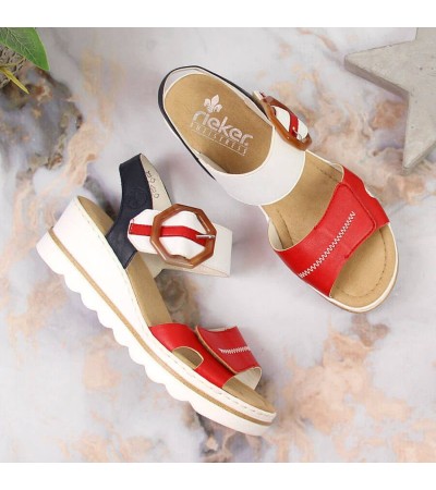 Wedge sandals Rieker W 67476-33