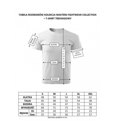 Masters Mfc treniruočių marškinėliai Dark Side "Renegate" M 06123-M, Kovos menai, Spоrto prekės, Masters