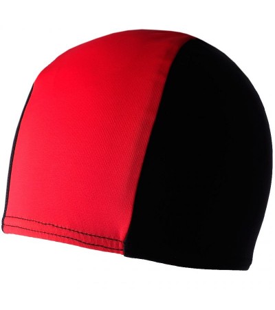 Crowell lycra-Jr-juoda-raudona plaukimo kepurė, Plaukimas, Vandens Sportas, Crowell