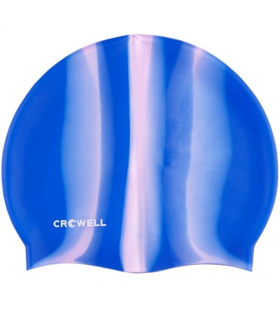 Crowell Multi-Flame-06 silicone swimming cap
