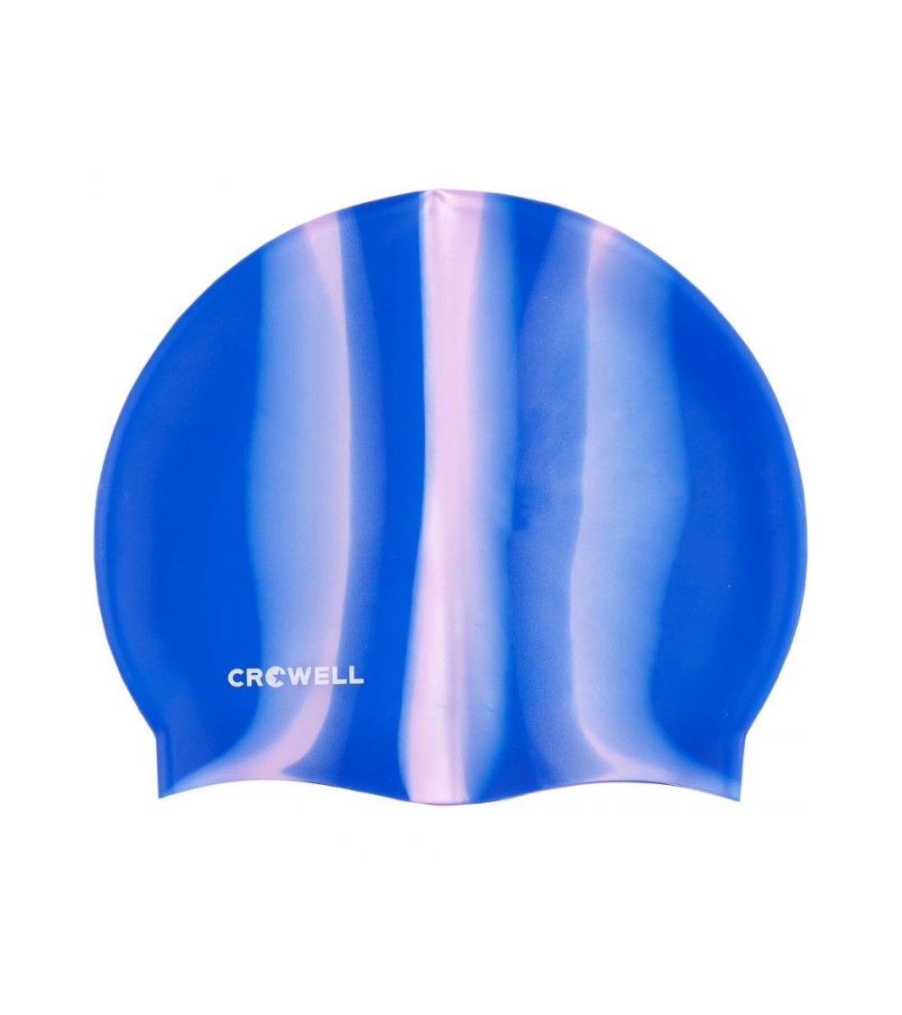 Crowell Multi-Flame-06 silicone swimming cap