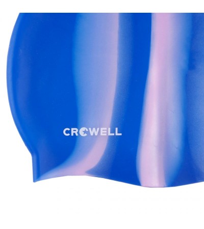 Crowell Multi-Flame-06 silicone swimming cap