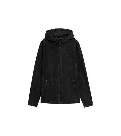 4F M H4L22-PLM351 džemperis, tamsiai juodas, Lauko apranga, Sporto apranga ir avalynė, 4F