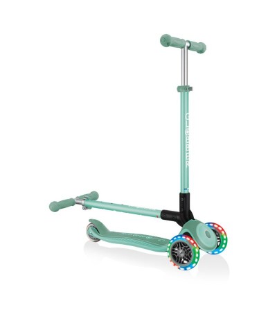 Paspirtukas 3 ratai Globber Primo Foldable Plus Lights Jr 439-206, Poilsio reikmenys, Turizmas, Globber