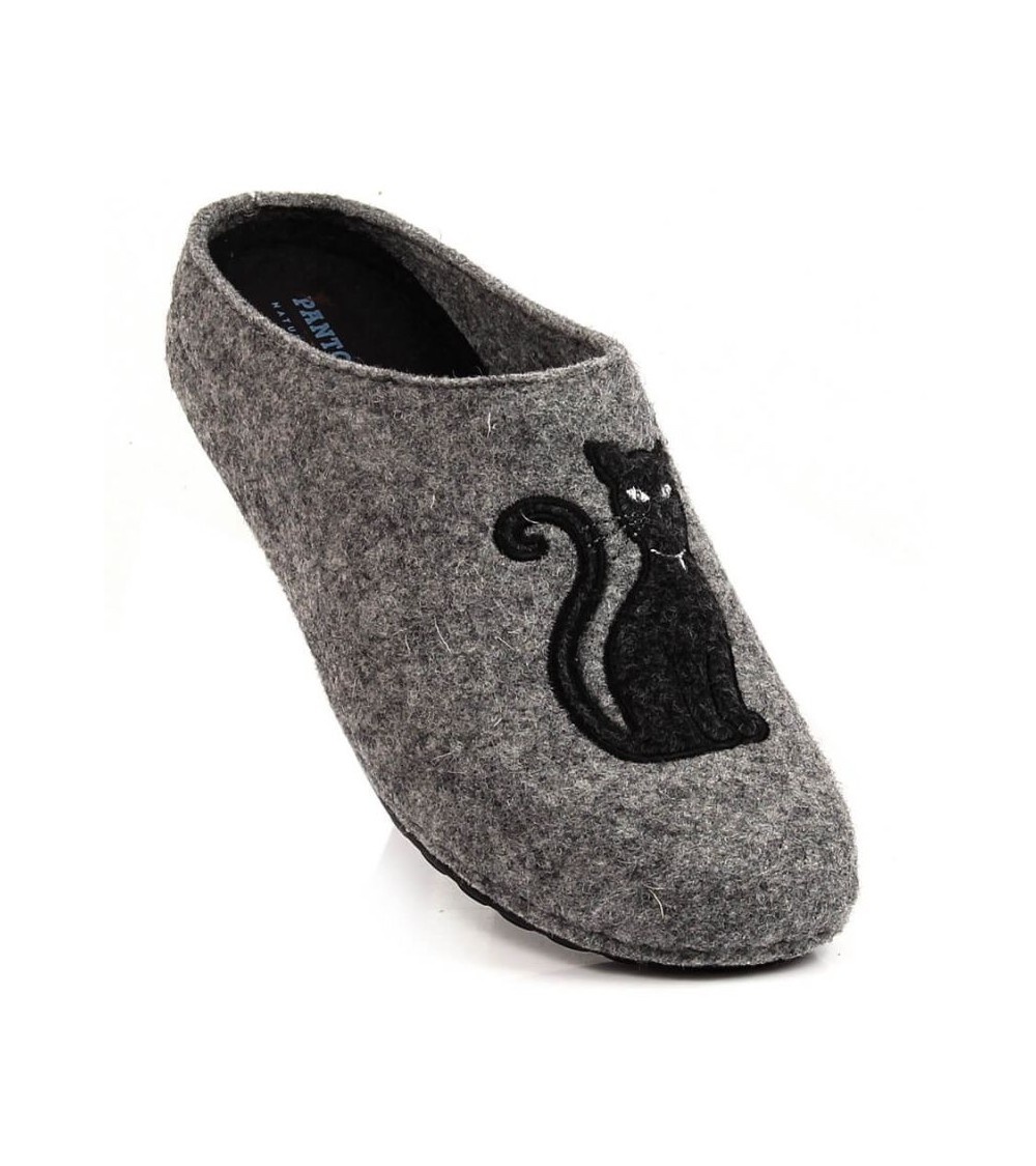 Panto Fino felt slippers with a cat W KK267047 INT1799